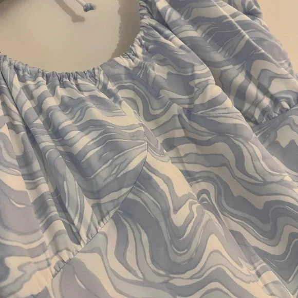 Abercrombie & Fitch Light Blue Mini Dress - Picture 4 of 4